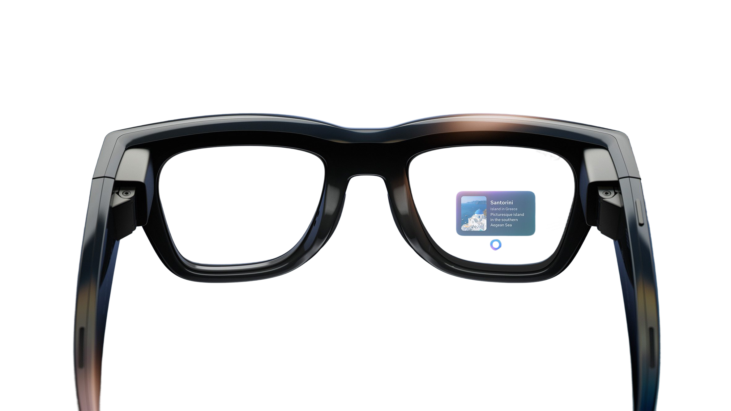 Meta Ray-Ban Display glasses with on-lens AR interface